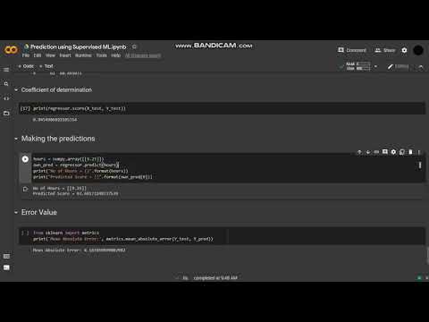 Linear Regression - Prediction Using Supervised ML