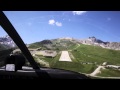Landing in Courchevel airport HD 1080p