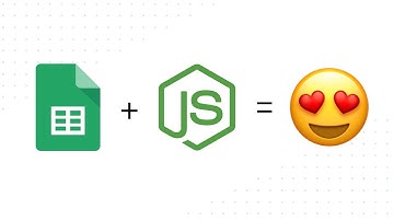 Google Sheets and JavaScript with Node.js