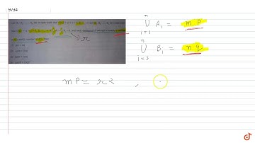 Let `A_1,A_2,.....A_m` be m sets such that O(A_i) = p AA i = 1,2,3,.....,m and `B_1,B_2,.....,B...