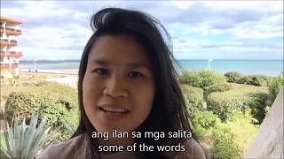 Learn Tagalog with Fides: Pamilya (Part 1 of 2), subtitles in Engilsh and Tagalog