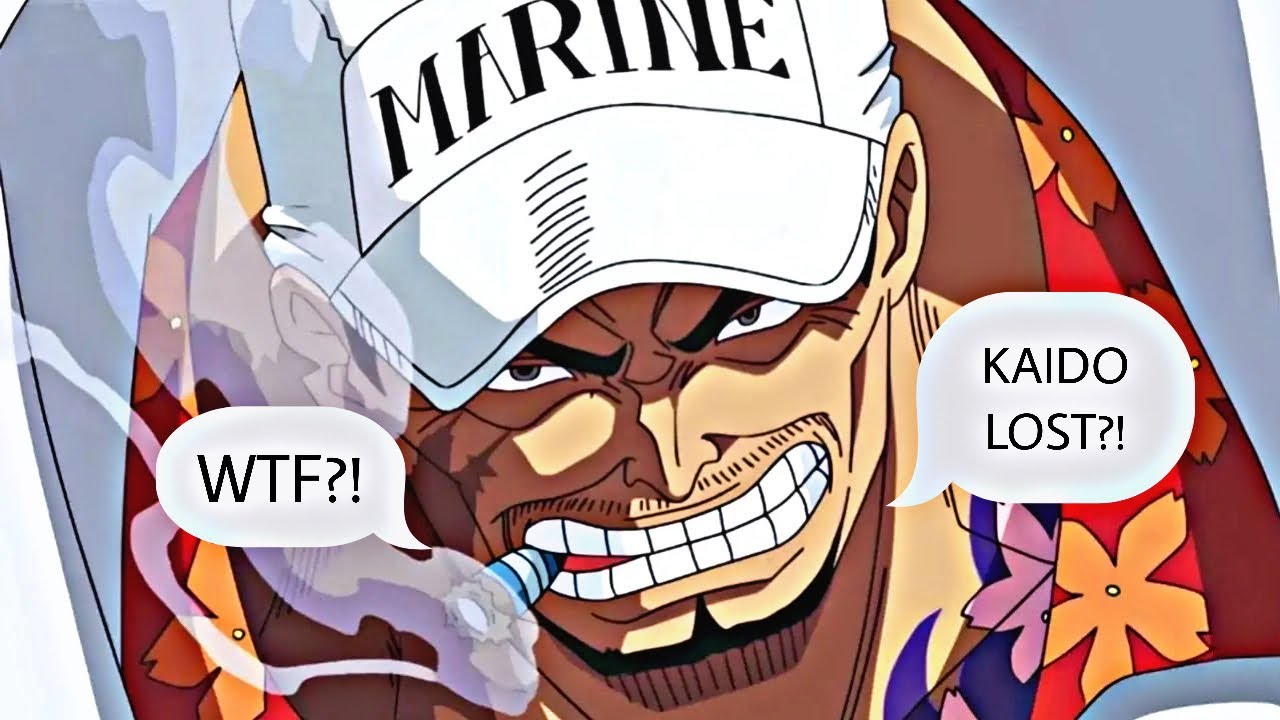 When Akainu hears about Wano! One Piece skit YouTube