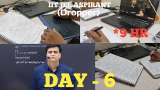 DAY-6 Of JEE 2025 As A Dropper | IIT JEE Aspirant Study Vlogs| Physics Wallah Prayas #jee #study #pw