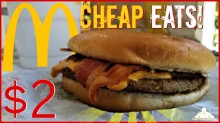 McDonald's® | Bacon McDouble Review! | CHEAP EATS!