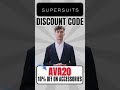 *Title*: SuperSuits Discount Code AVA20 — 10% Off All Superhero Suits & Accessories