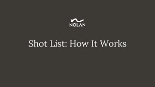 Shot List Generation with FinalBit: Streamline Your Pre-Production Workflow