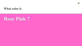 Rose Pink color #ff66cc hex Cool Violet color ff66cc