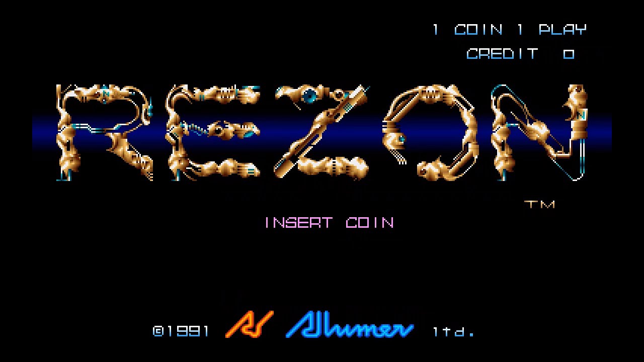 Arcade Longplay [1041] Rezon (JP) - YouTube