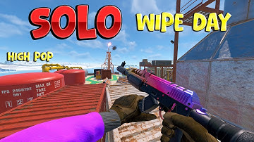 How a Solo With 12,000 Hours Plays Wipe Day - Rust Official
