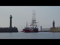 Endeavour arriving in Whitby June 2018