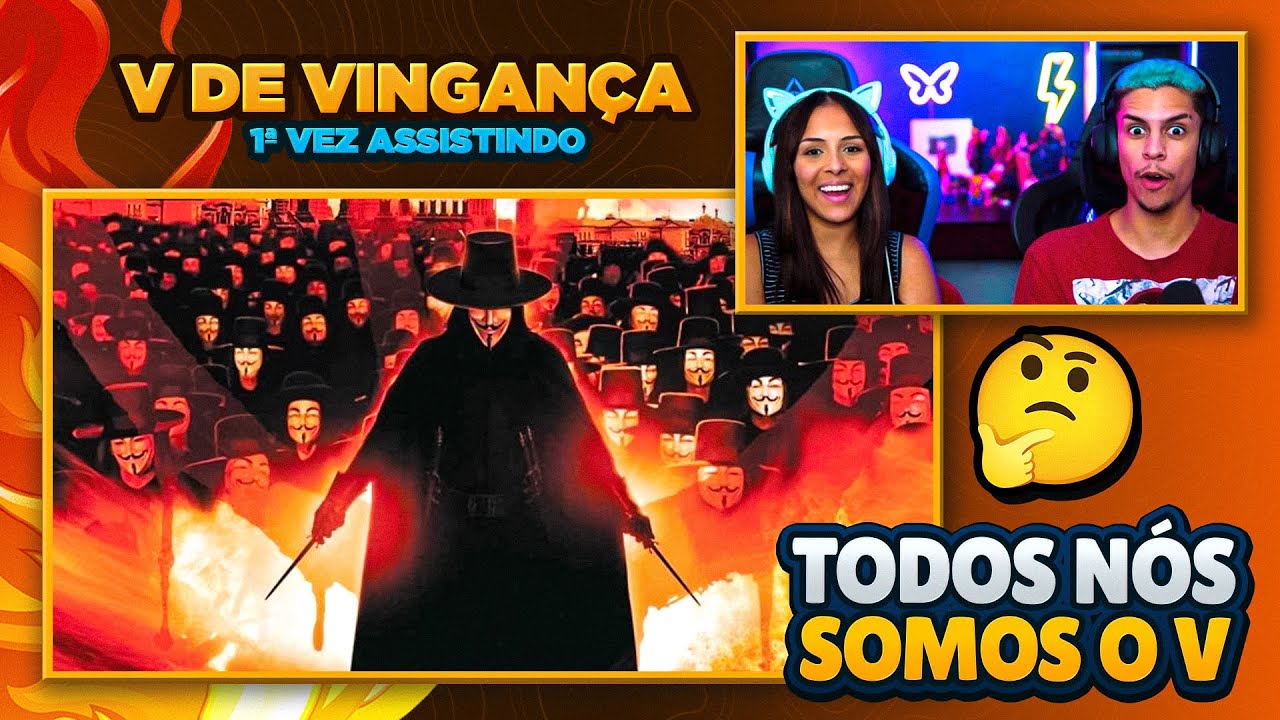 V de vingança | FILME COMPLETO ✅ [React em Casal] 🔥