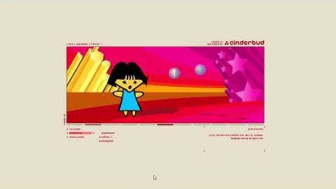 Cinderbud flash website in 2002
