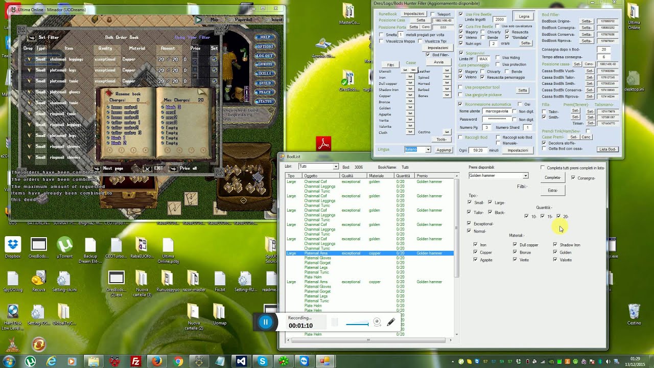 Completa Bod Large Ultima online YouTube