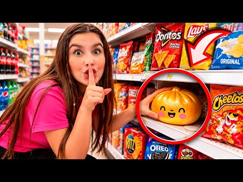 I HID SQUISHIES IN THE SUPERMARKET…AND CAME BACK THE NEXT DAY!😱 WERE THEY STILL THERE?