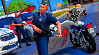 Meu Irmão Chutou O Policial Na Blitz Gta V Vida Real