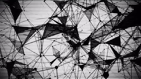 Rotating Plexus With Lines Overlay Stock Motion Graphics