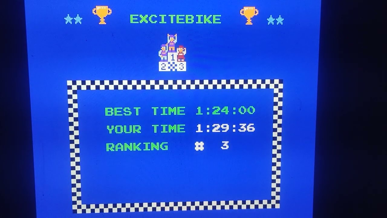 1984 Nintendo NES ExciteBike Saturday January 10th 2026