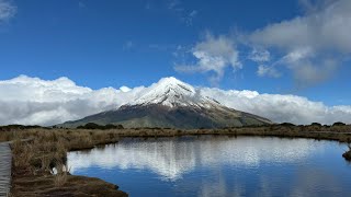 Mt. Taranaki Reflective Tarn POV Hiking Experience With Insane View