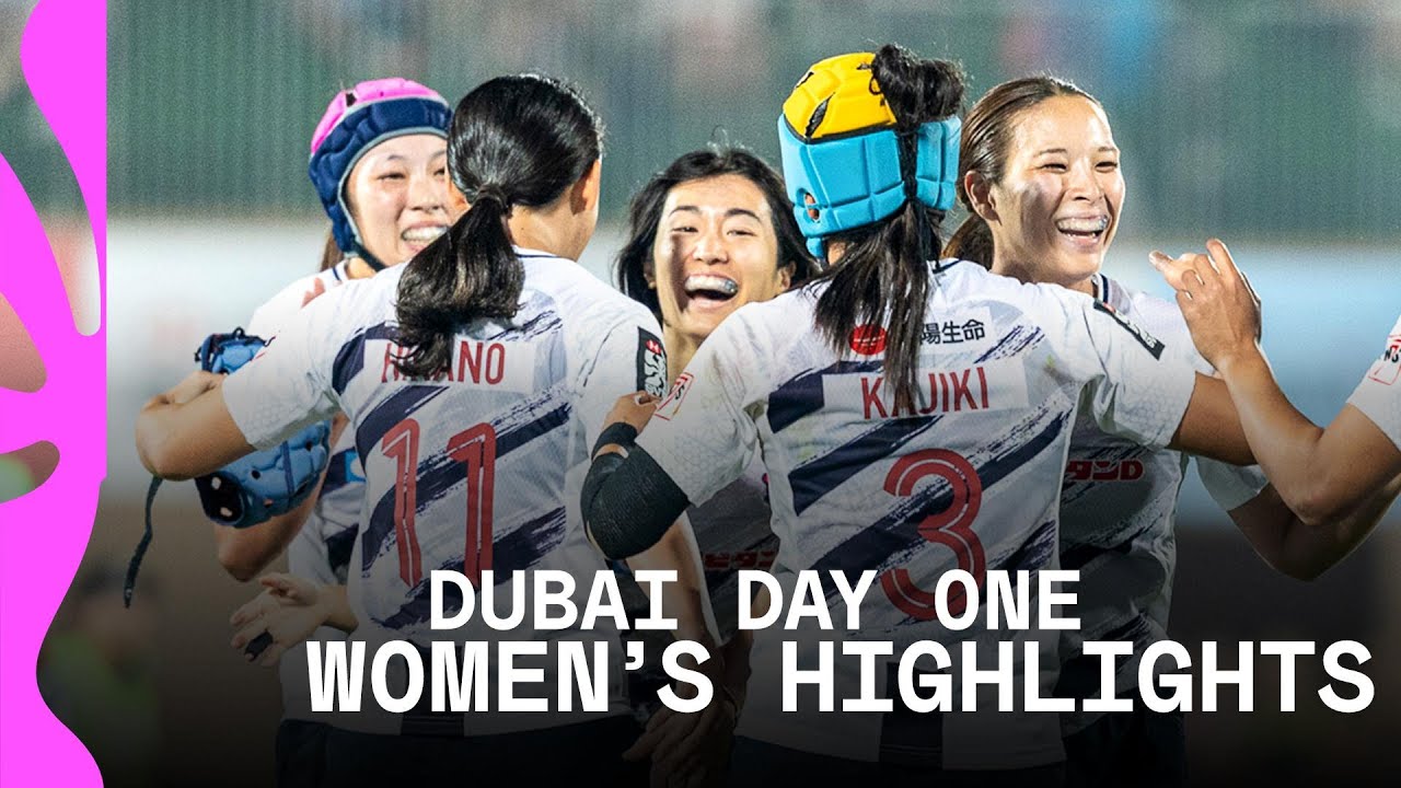 Japan BLOOM in Dubai 🌸 | HSBC SVNS Dubai 2025 | Day One Women's Highlights