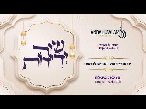 משה לוק • תזמורת אנדלוסאלם - יה צורי רפא מרים לראש/ פרשת בשלח -חגאז משרקי | Moshe Louk • Andalusalam