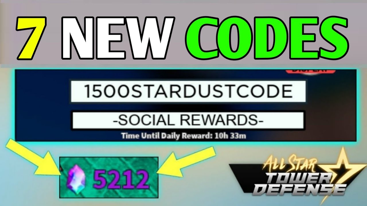 UPDATE NEW ⚡ ALL STAR TOWER DEFENSE CODES 2023 - ROBLOX ALL STAR TOWER  DEFENSE - ASTD CODES 