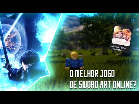 O NOVO MELHOR JOGO DE SWORD ART ONLINE NO ROBLOX!!