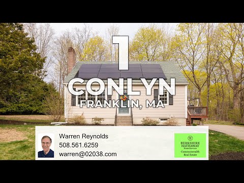 1 Conlyn Avenue, Franklin, MA home video tour