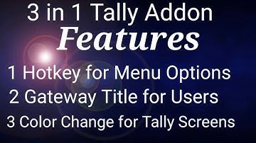 Tally ERP 9 Add on | Tally ERP 9 3 in 1 Addon
