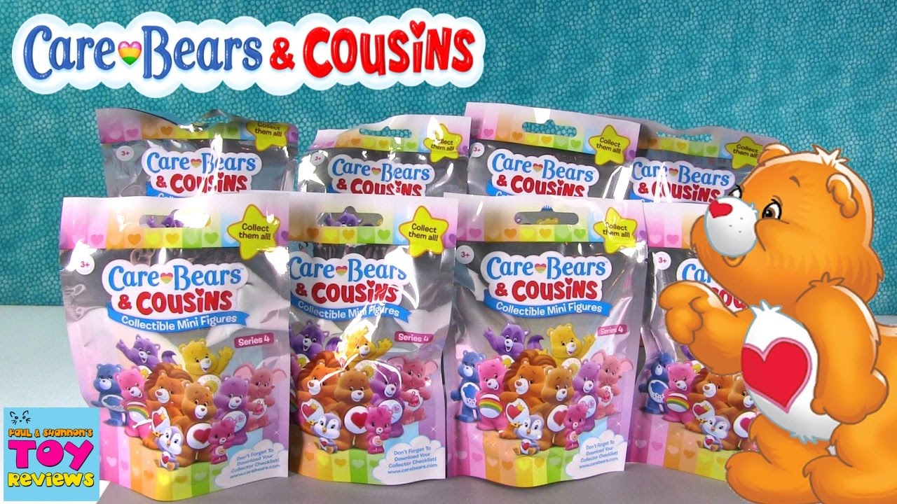 Care Bears & Cousins Series 4 Blind Bag Toy Opening Review Rare 