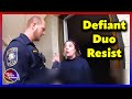 Police Wrestle with Pantsless Lady as She Escalates & Spiral Out Of Control!