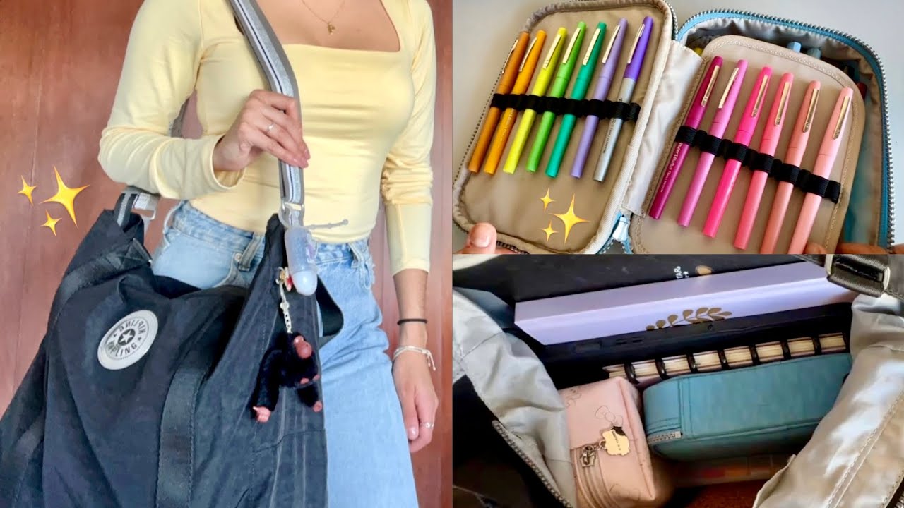 Organizando mi mochila para regreso a clases 📚❤️