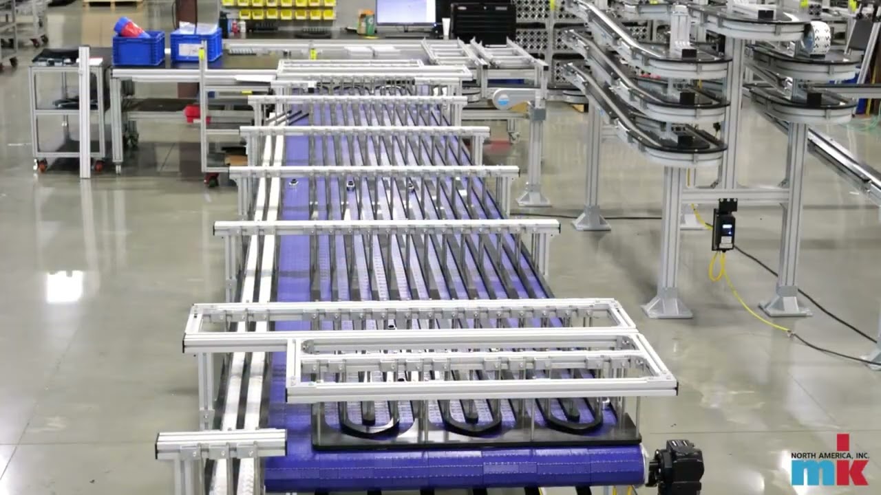 VersaFlex Serpentine Conveyor Layout for Efficient Product Buffering by mk North America