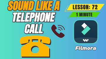 Make Your Voice Sound Like a Telephone Call in @FilmoraWondershare - Lesson 72 Filmora Tutorial