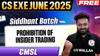 Prohibition of Insider Trading : One Shot || Live