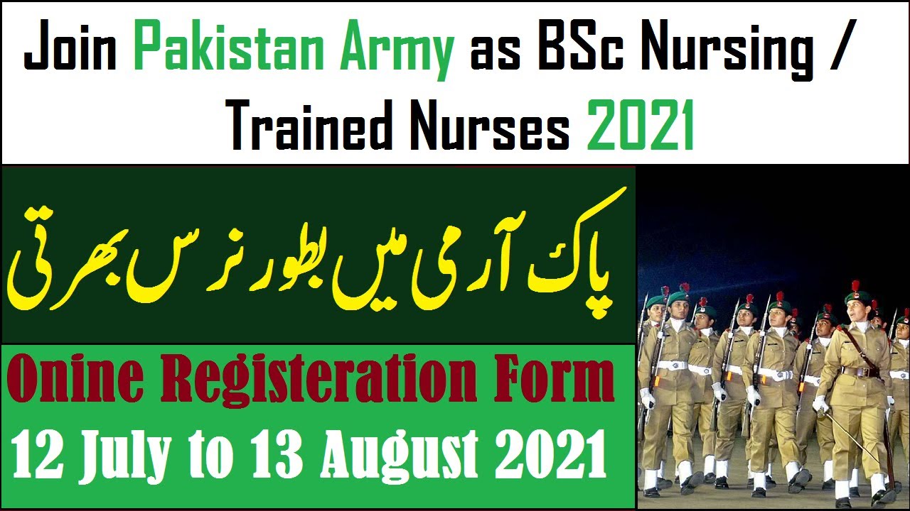Join Pakistan Army As Bsc Nursing 2021