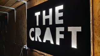 СВЕТОВАЯ ВЫВЕСКА своими руками | Логотип канала THE CRAFT