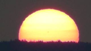 MASSIVE OBJECT IN FRONT OF THE SUN AUGUST 2, 2010 HD