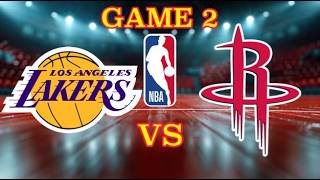 NBA LIVE Los Angeles Lakers vs Houston Rockets | GAME 2 | April 21, 2026 | NBA Playoffs 2k26