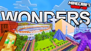 I Built ALL 7 Wonders of The World In Hardcore Minecraft... [#24]