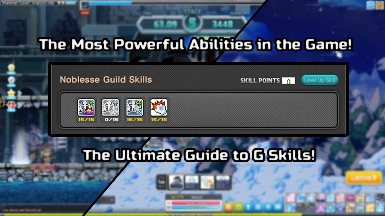 [Maplestory Reboot] The ULTIMATE Guide To Gskills, Flag, and Culvert!