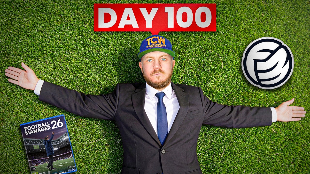 I Spent 100 Days Playing Football Manager 26