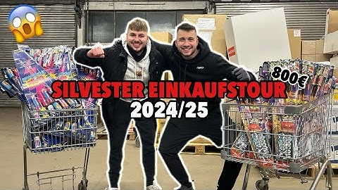 SILVESTER EINKAUFSTOUR 2024/25😍🔥| KOMPLETTE ESKALATION😱 | 800€ | MD FIREWORKS