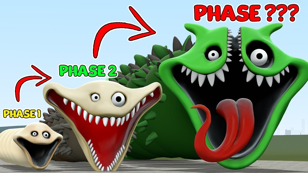 I FOUND THE EVOLUTION OF ALL HUNGRY WORM LOVE STORY vs WE SWAM TOO FAR LOVE STORY Garry’s Mod