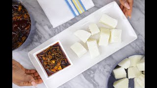 How to Make a Quick & Easy Palm Oil Sauce with Boiled Yam - Zeelicious Foods