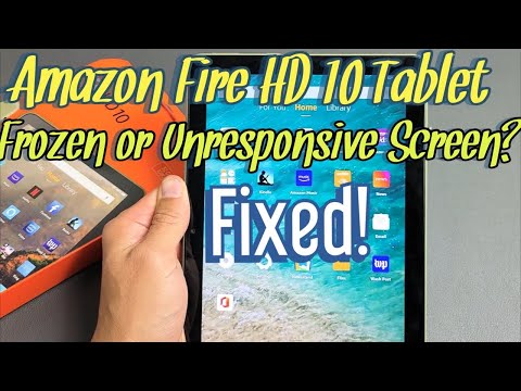 Amazon Fire HD 10 Tablet: Frozen or Unresponsive Screen? EASY FIX!