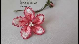 110-Çiçek Modelleri ,Görsel,En Güzel Iğne Oyası Modelleri