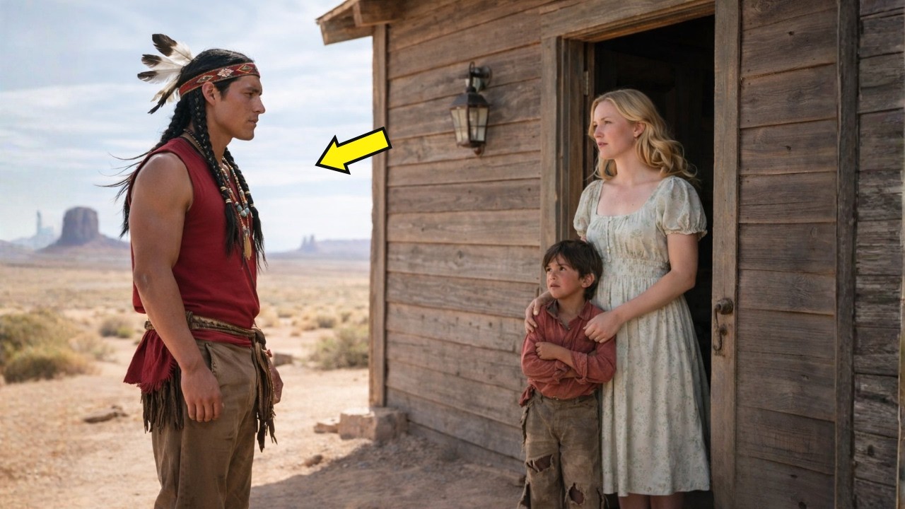 A viúva adotou uma menina Apache perdida, sem saber que ela era filha do guerreiro mais temido.”