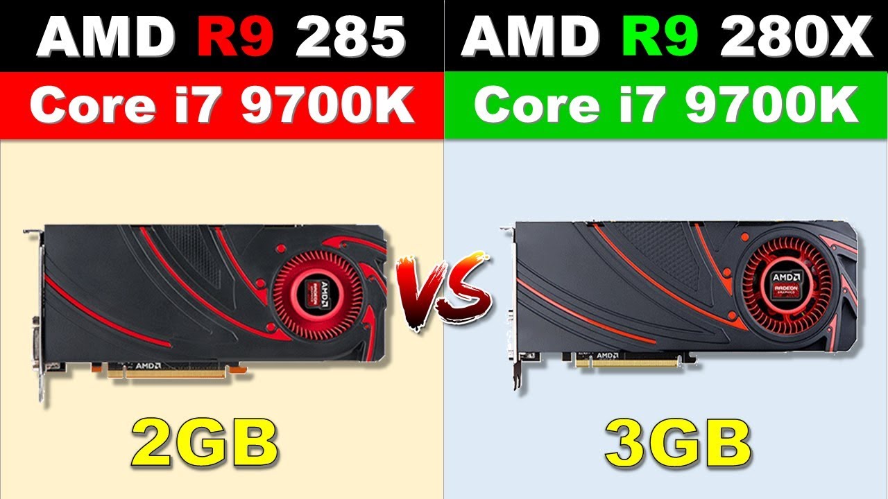 AMD R9 285 VS AMD R9 280X New Games Benchmarks - YouTube