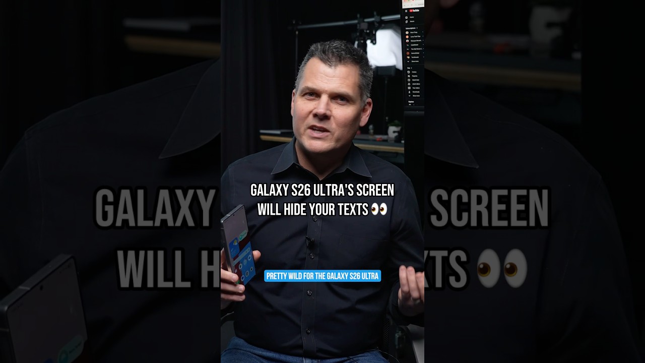 Galaxy S26 Ultra Privacy Screen Feature... Game-Changer Display 🤯