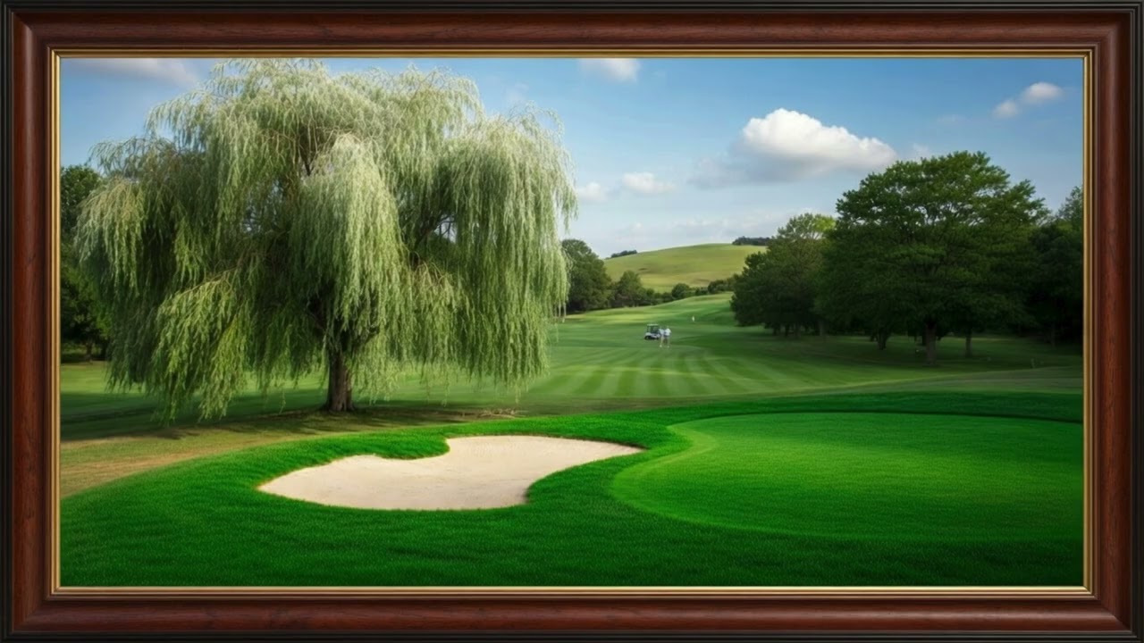 Fore! Lush Golf Course | screensaver | Frame TV Art